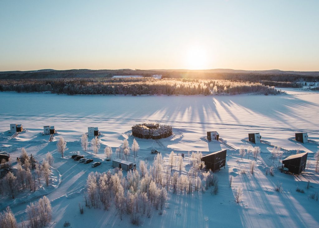 Arctic bath i Harads
