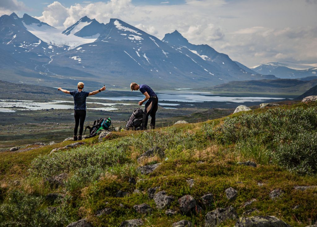 Vandra i fjällen med Kallax Flyg